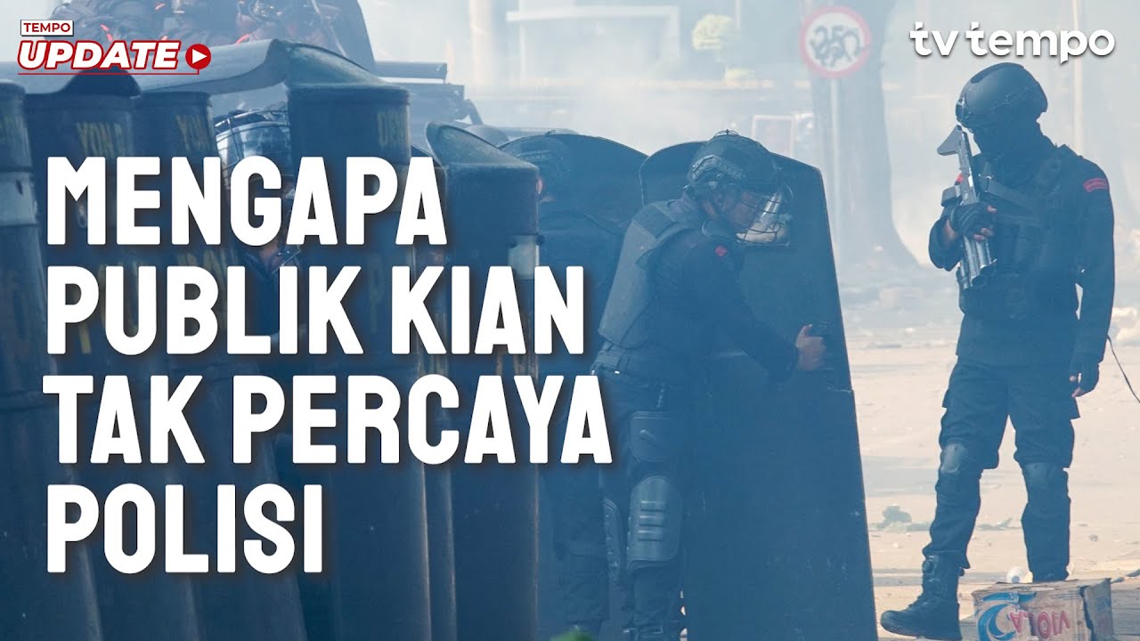Mengapa Publik Kian Tak Percaya Polisi