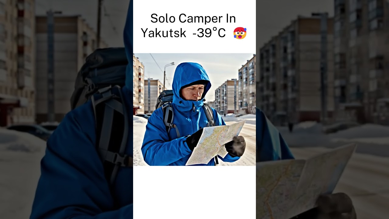 Solo Camping In -45°C Yakutsk 🥵  