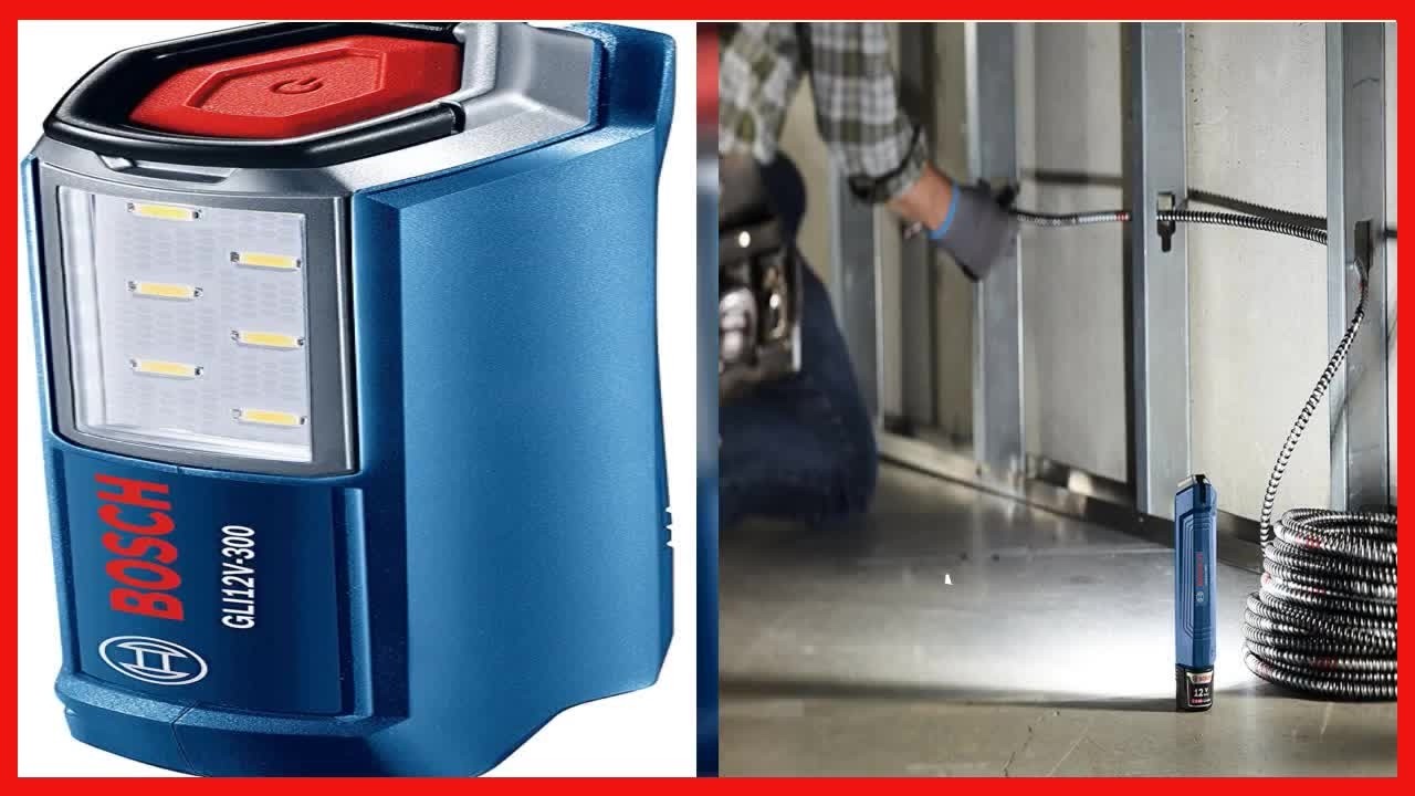 Обзор рабочего фонаря Bosch GLI12V-300N: яркий, компактный и создан для любой работы.