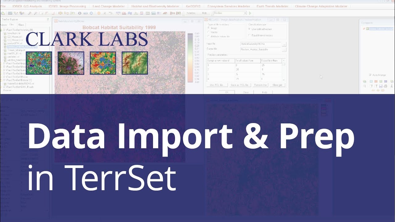 Data Import and Preparation in TerrSet | Clark Labs