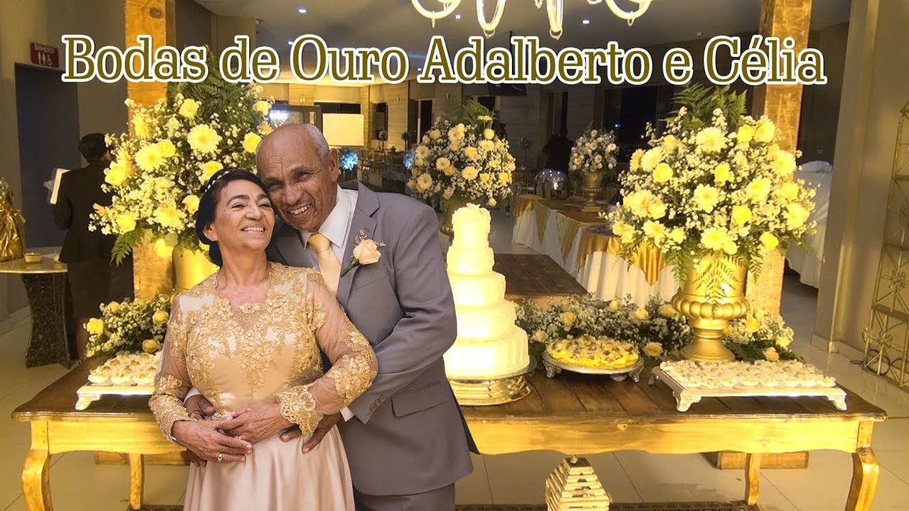 Bodas de Ouro - Célia e Adalbero - Celebrante Pr.  José Orisvaldo