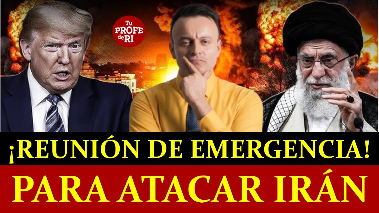 ¡URGENTE! TRUMP REÚNE A SU EQUIPO EN SALA DE EMERGENCIA PARA DISCUTIR ATAQUE A IRÁN