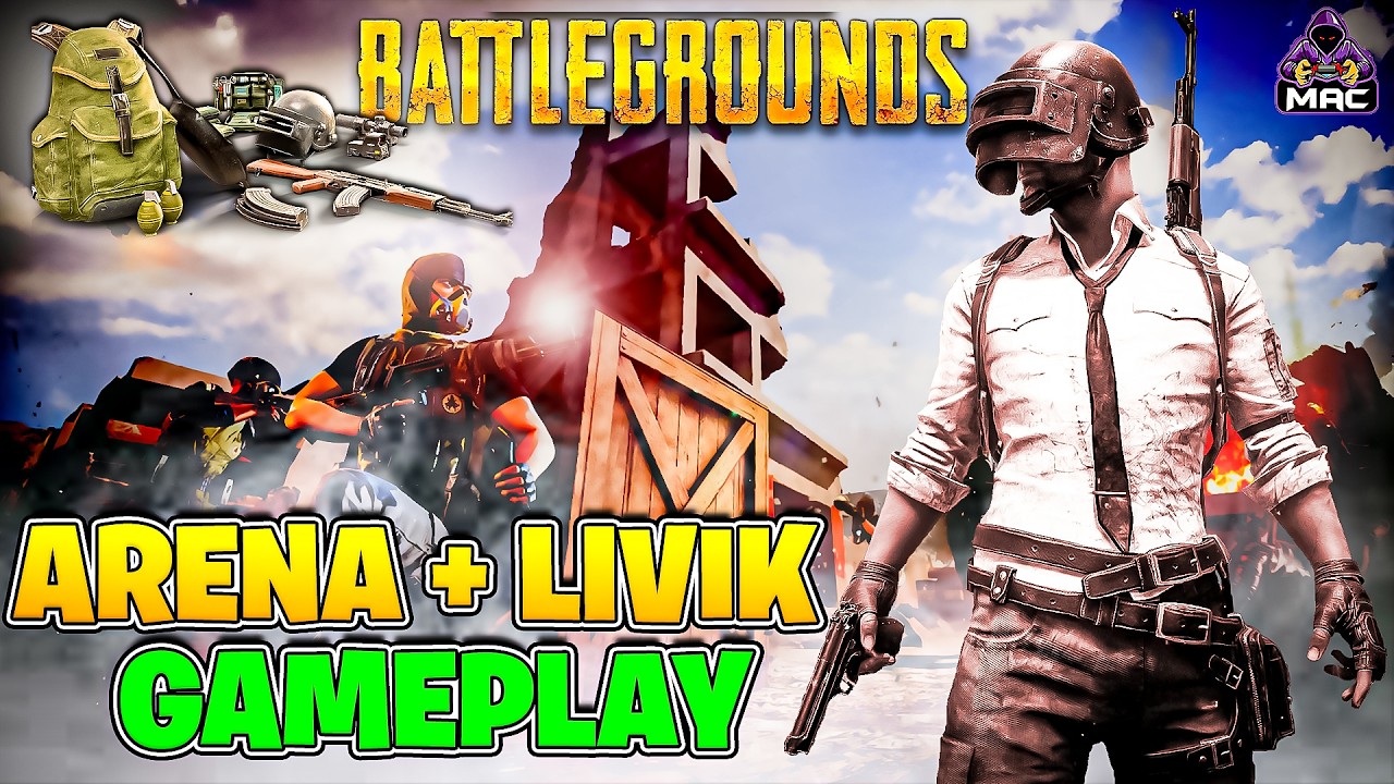 FUNNY LIVIK GAMEPLAY 😍ARENA TRAINING🔥 PUBG Mobile - BGMI