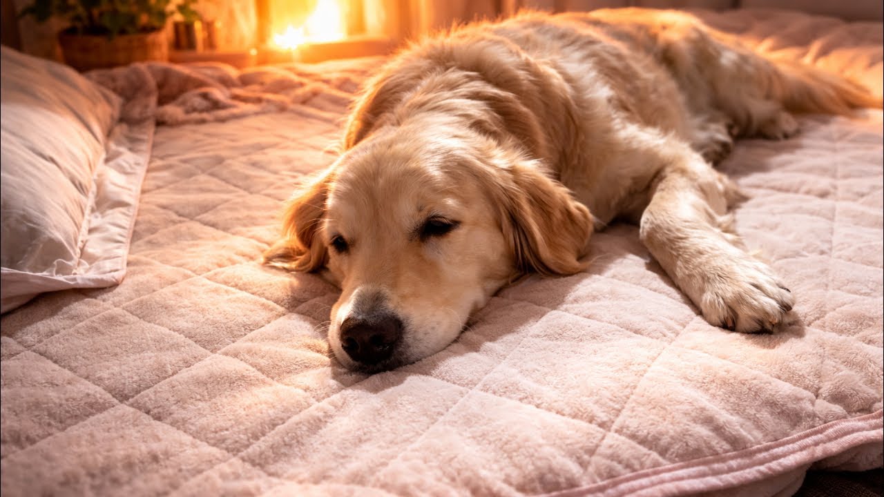 Golden Retriever Sleeping | Silent Calm Live