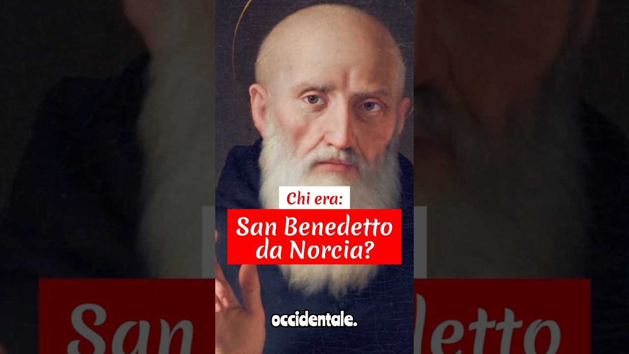 Chi era San Benedetto da Norcia?  #amen #fede #gesu #santi #sanbenedetto #fedecattolica #fedeindio