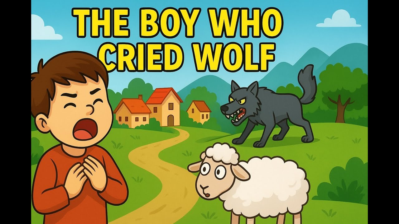 The Boy Who Cried Wolf — Read Aloud Aesop Fable | Short Bedtime Story for Kids (Honesty Lesson)