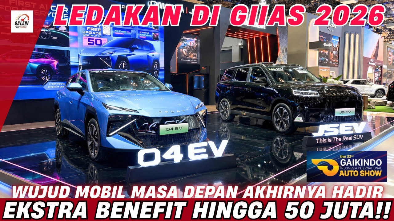 ‼️OMODA O4 EV‼️MOBIL AI PERTAMA‼️BARU LAUNCH BENEFIT NYA SADIS‼️JAECOO J5 BERLIMPAH PROMO DI GIIAS‼️