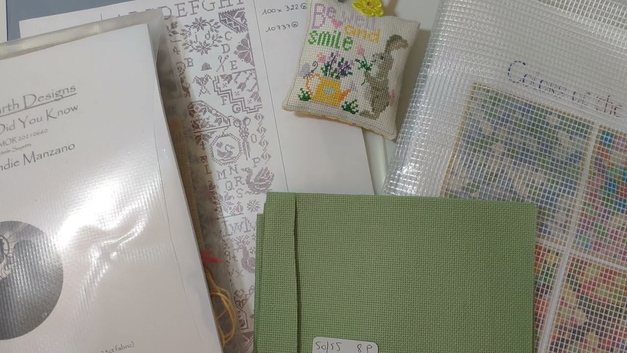 Point de Croix - Papotage : organisation, mois charnière dans ma vie de brodeuse, no buy ? Flosstube