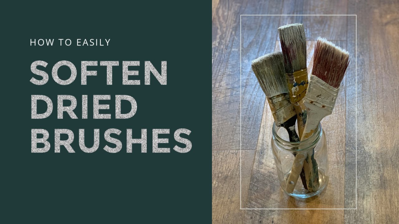 How to Soften Hard Paintbrushes with Vinegar