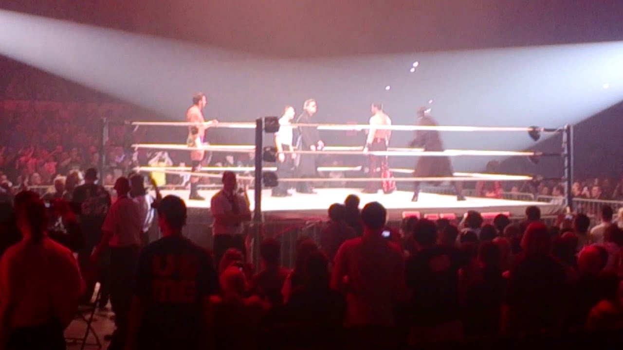 WWE Live Warszawa - Miz, Fandango, Ryder oraz Mizdow mówiący po polsku 