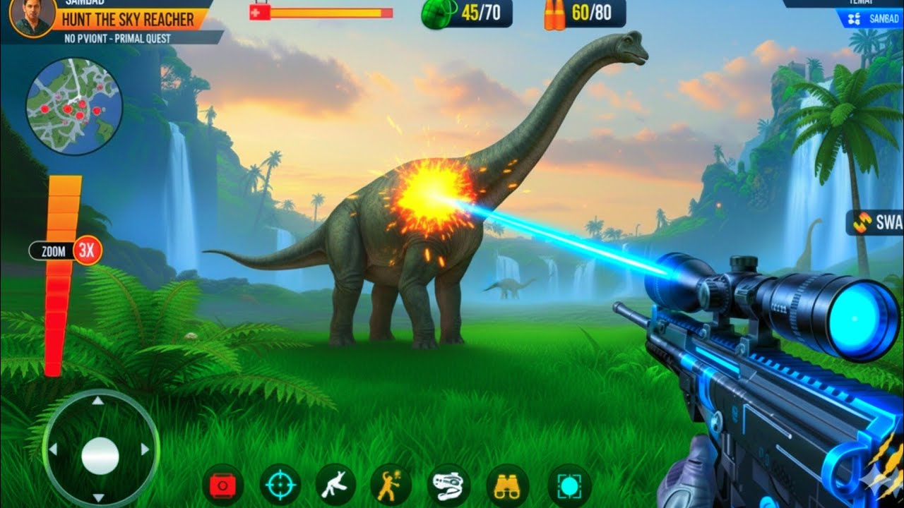 Wild Animal Hunter 3D: Epic Dinosaur Hunting Adventure 🦖🥸|New 2026 Update Gameplay #68