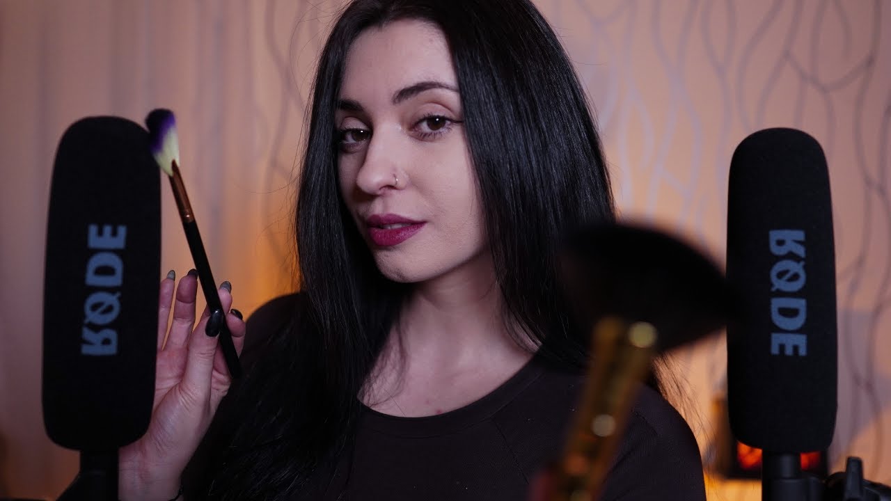 ASMR Mic Brushing + Susurros relajantes | ASMR en español para dormir
