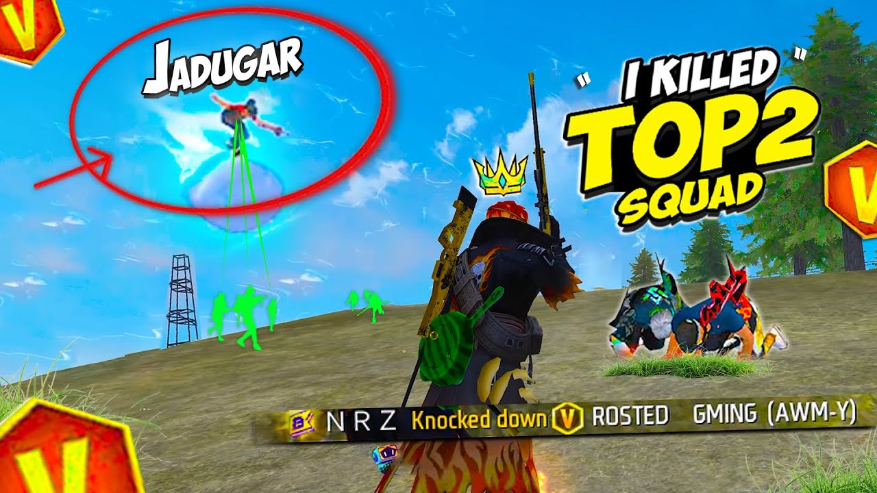 I Killed Hacker & Region Top 2 V Badge Squad 💀 | NRZ