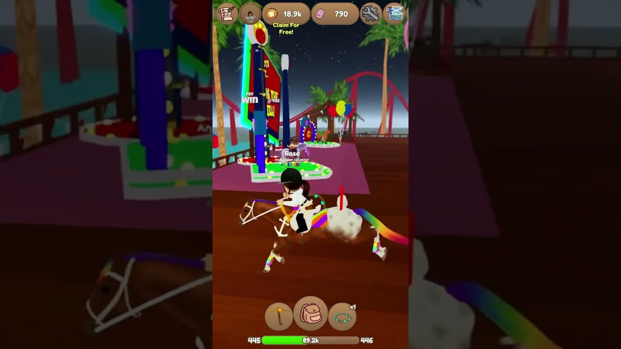 meet my new naturally dyed horse in Wild Horse Islands! Her name is Silly!