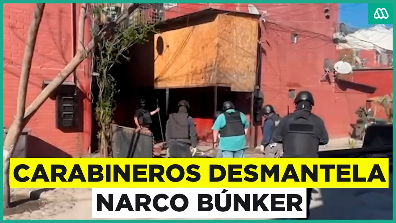 Masivo operativo policial: Carabineros desmantela narco búnker en Lo Espejo