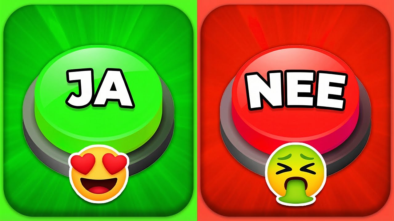 🟢🔴 JA of NEE 🔥 KIES ÉÉN KNOP!