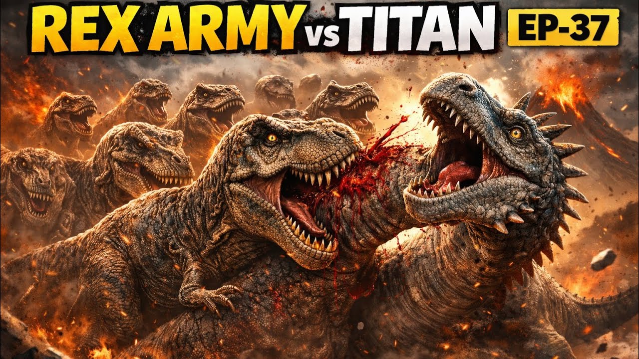 Rex vs Titanosaur 😈🦖 | Almost Lost Everything | ARK Survival Evolved Hindi | EP 37