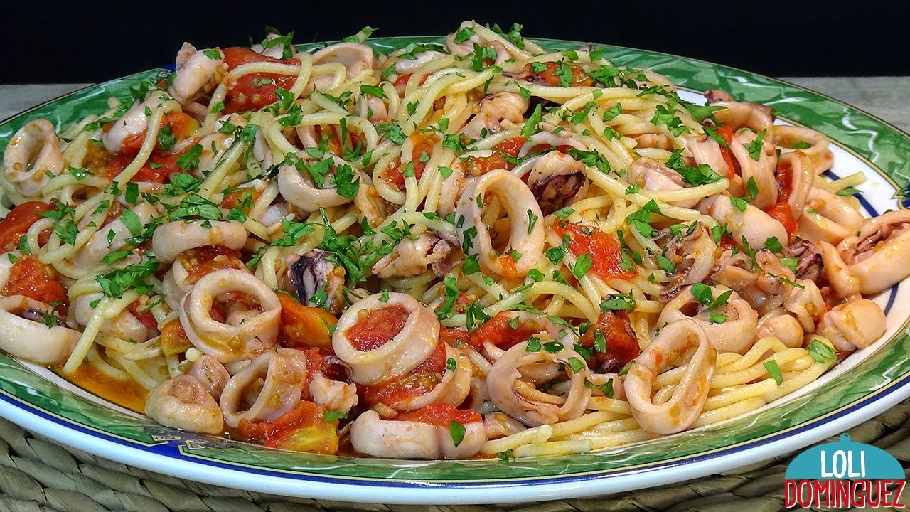 CON ESTA RECETA DE PASTA A LA MARINERA CON CALAMARES VAS A ALUCINAR. Loli Domínguez - Recetas