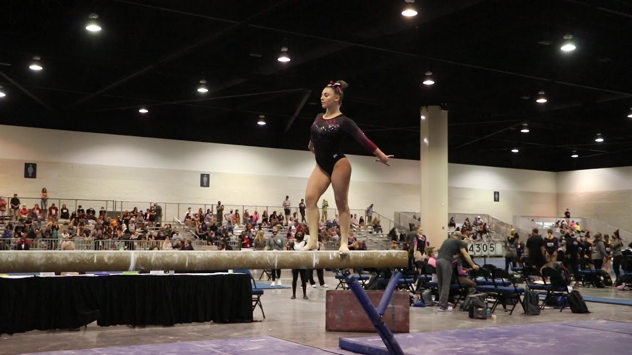 Alyssa Vulaj 5th Place Beam 9.525 DP Nationals 2021 Wildfire Gymnast Level 10