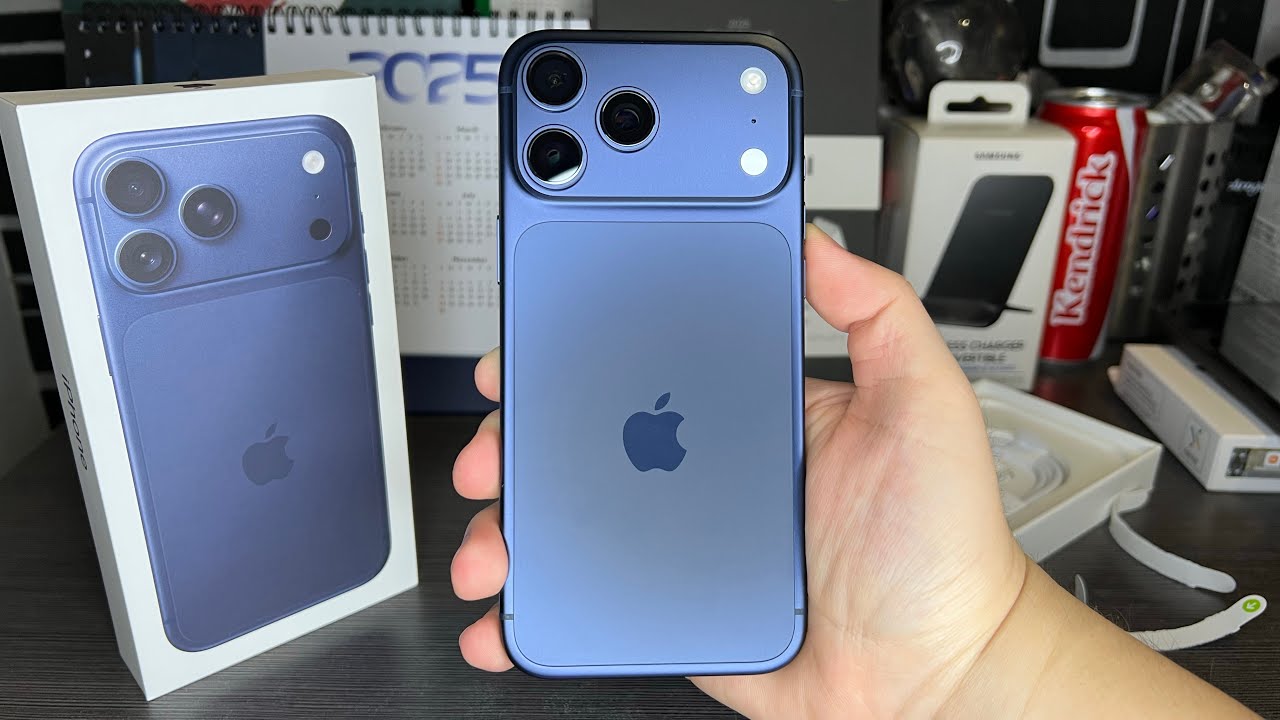 Apple iPhone 17 Pro Max Unboxing + Colour Comparison (Deep Blue)