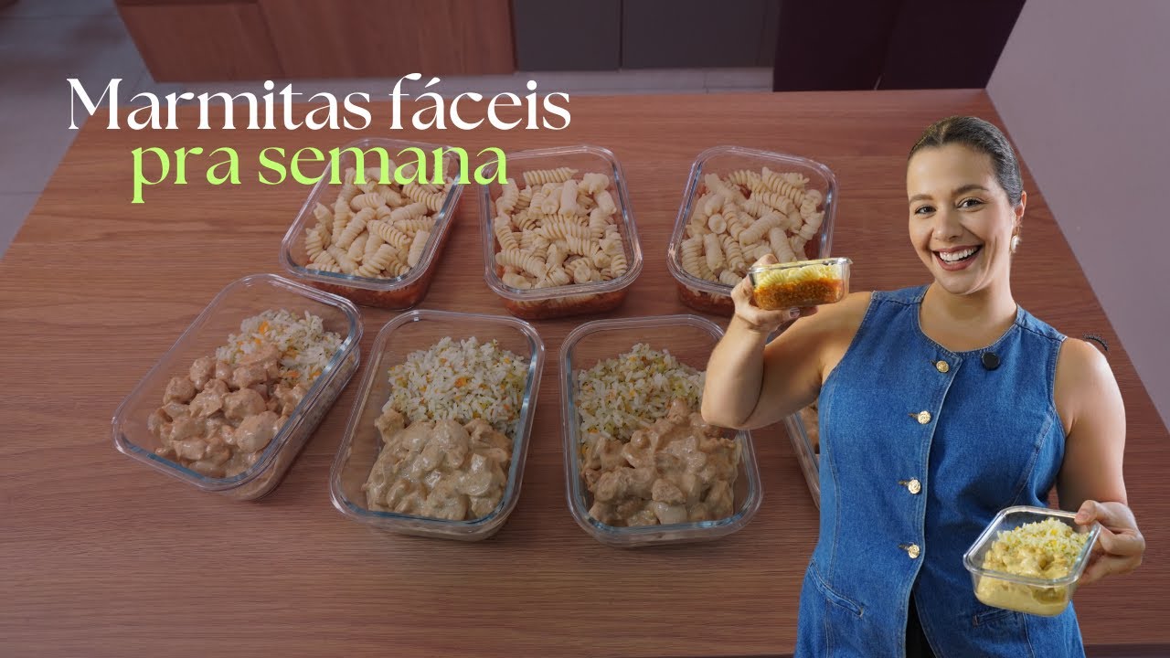 Marmitas super fáceis pra sua semana