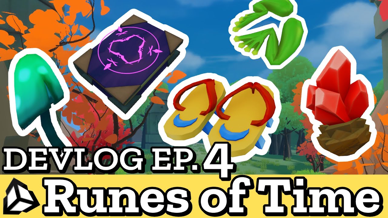 Adding new items to our game! Runes of Time Devlog #4