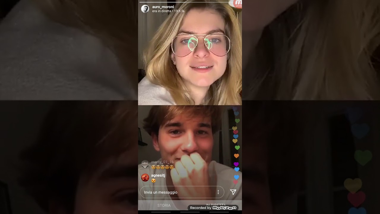 Aurora Moroni e Ivan Lapadula LIVE  pt.3 🥰📱