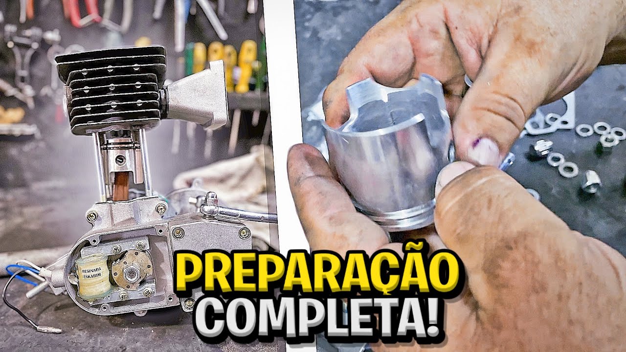 PREPARAÇÃO DE PISTÃO E TORQUE DE PALHETA! - ESKABIM RACING