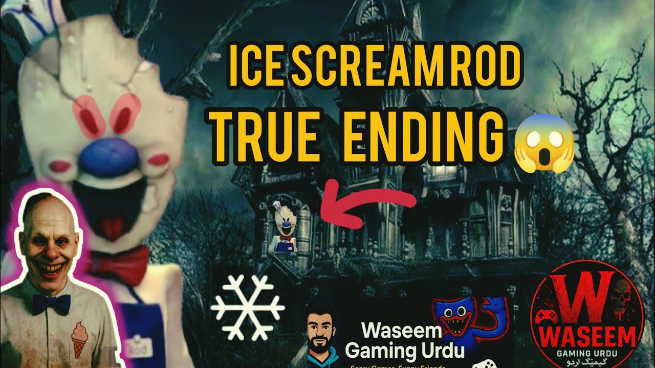 Rod Ka Haqiqi Anjaam 😨 | Ice Cream 8 True Ending Horror Gameplay urdu hindi  | Waseem Gaming Urdu 