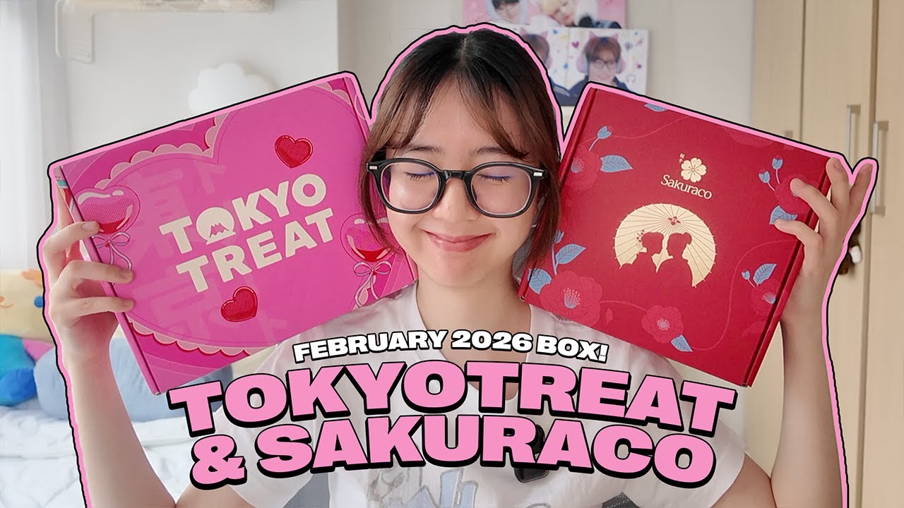 Коробка за февраль 2026 года 💖 · Дегустация, обзор и распаковка закусок TokyoTreat и Sakuraco (пр...