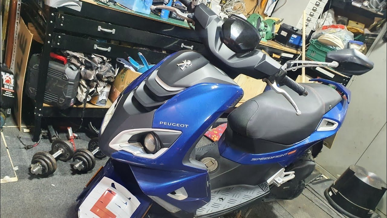 PEUGEOT SPEEDFIGHT 4 125CC SIMPLE SERVICE SAVE MONEY DIY