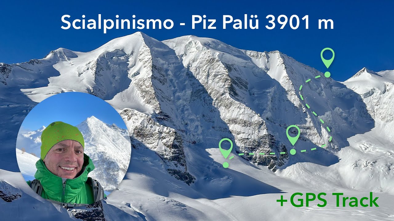 Piz Palü 3901 m Scialpinismo