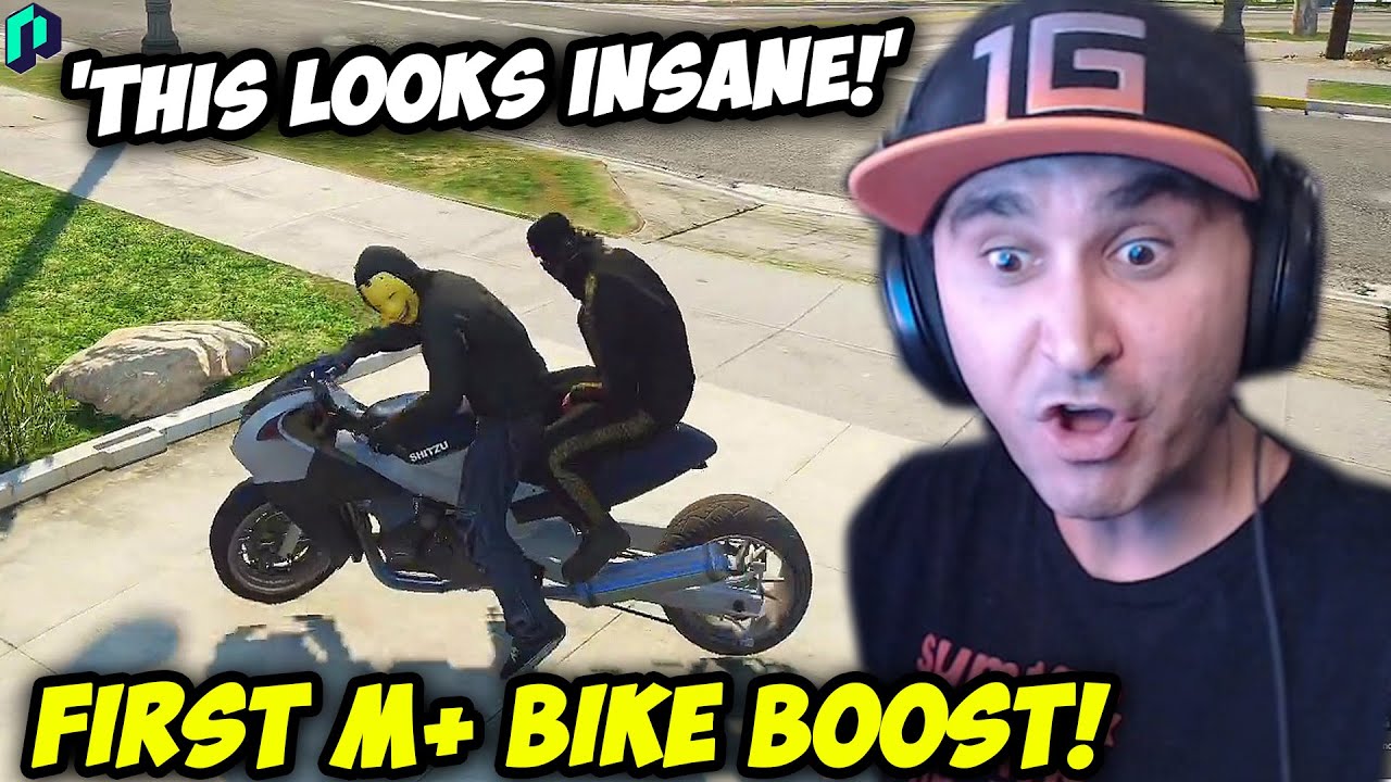 Summit1g FIRST INSANE M+ SUPER BIKE BOOST WITH Mr K! | GTA 5 NoPixel RP