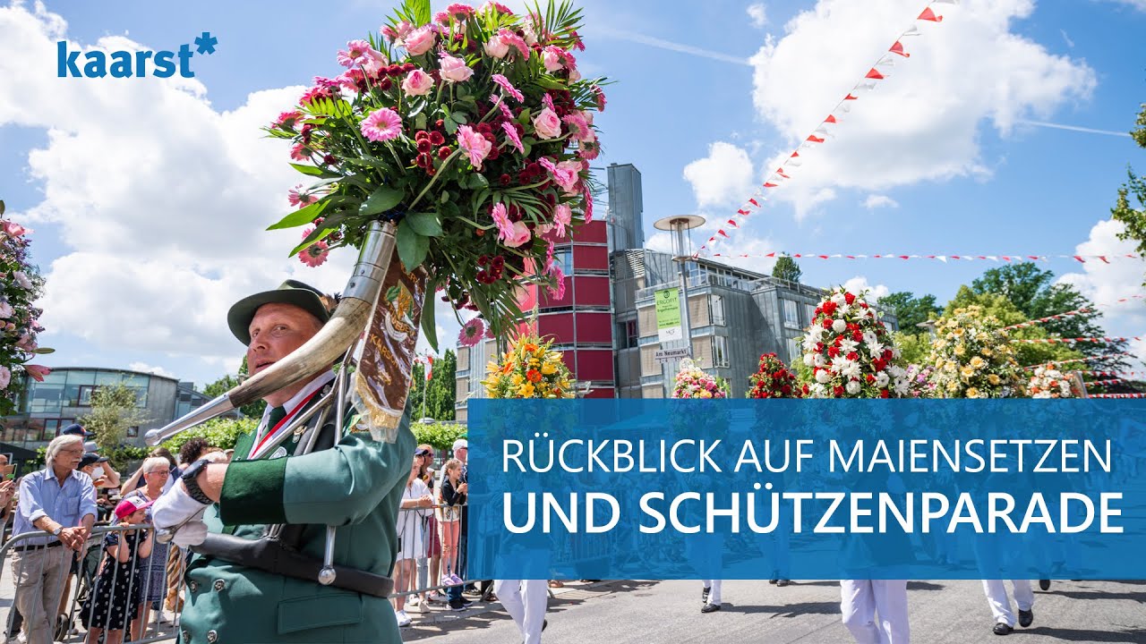 Schützenfest Kaarst: So schön war das Maiensetzen und die Große Schützenparade