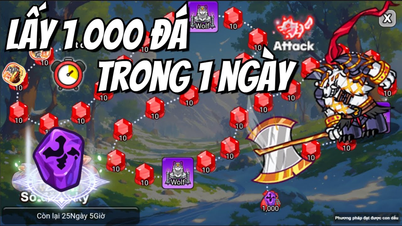 🔥 Lấy 1.000 Đá Trong 1 Ngày?! Event Tết Quá Ngon 😱 | Gold Tower Defence - WAR