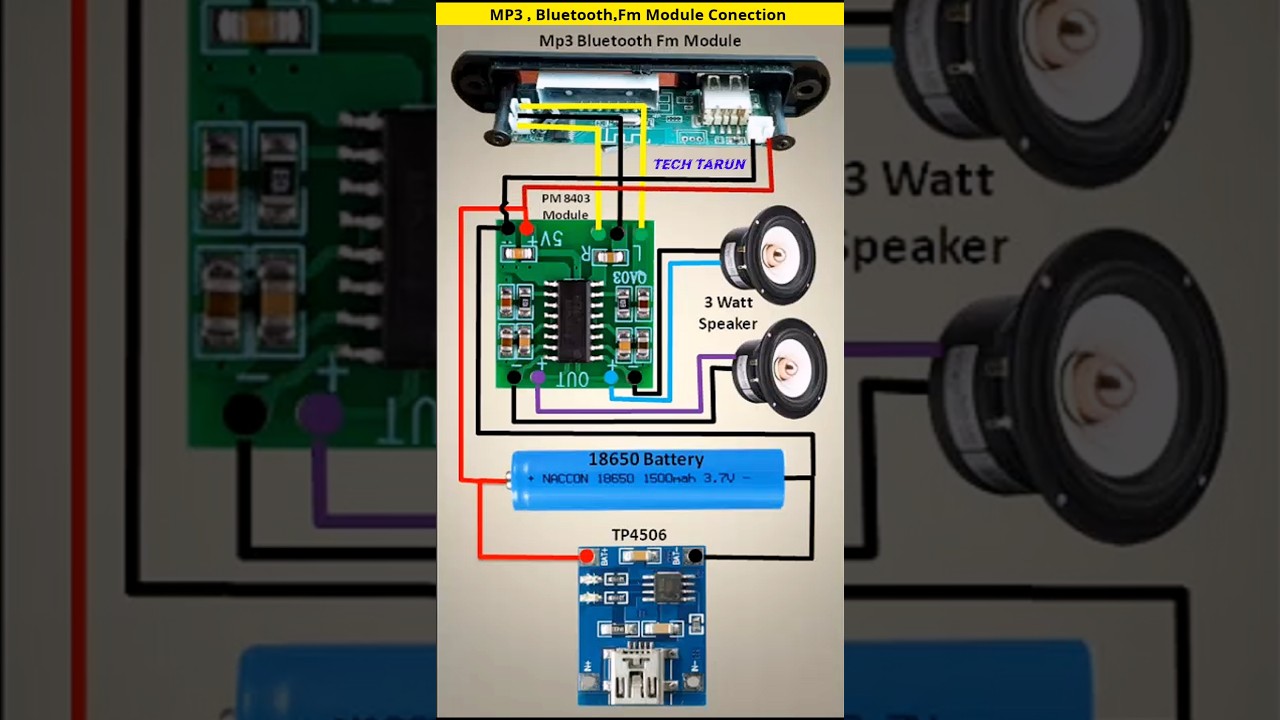 MP3 Bluetooth FM Module Wiring Explained &ndash; Easy & Clear