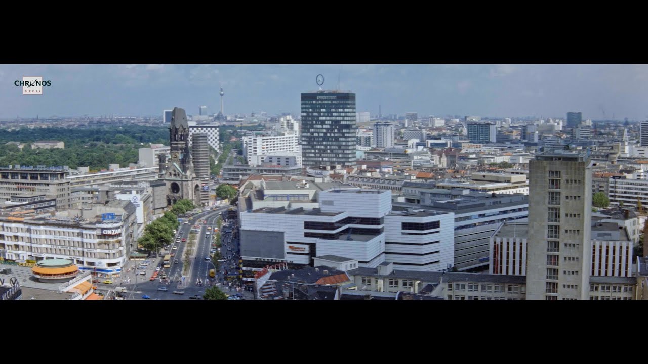 Above The Roofs Of Berlin 1977 | 35mm Cinemascope Film | 4K  | Luftaufnahmen | RetroCut
