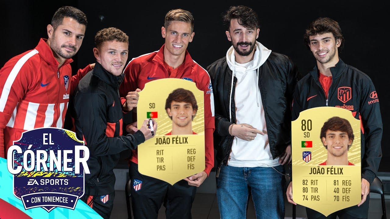JUGADORES DEL ATLÉTICO LE PONEN LAS STATS A JOÃO FÉLIX  | EL CÓRNER I FIFA20 |