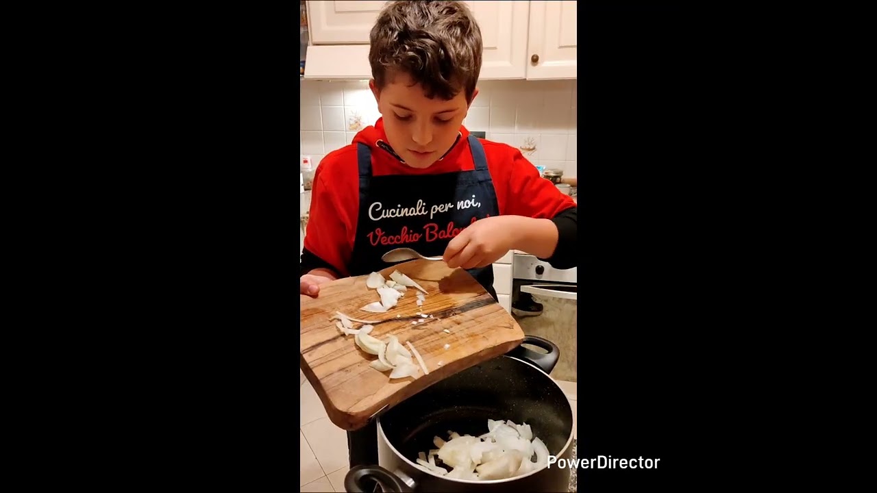 Chico cucina per noi la zuppa di zucca!