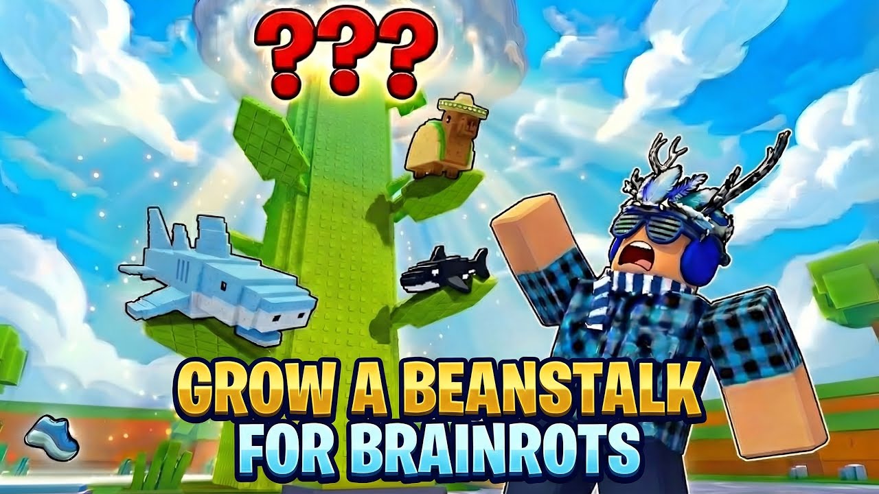 THE NEW BEST BRAINROT GAME ON ROBLOX??? | Grow a Beanstalk for Brainrots