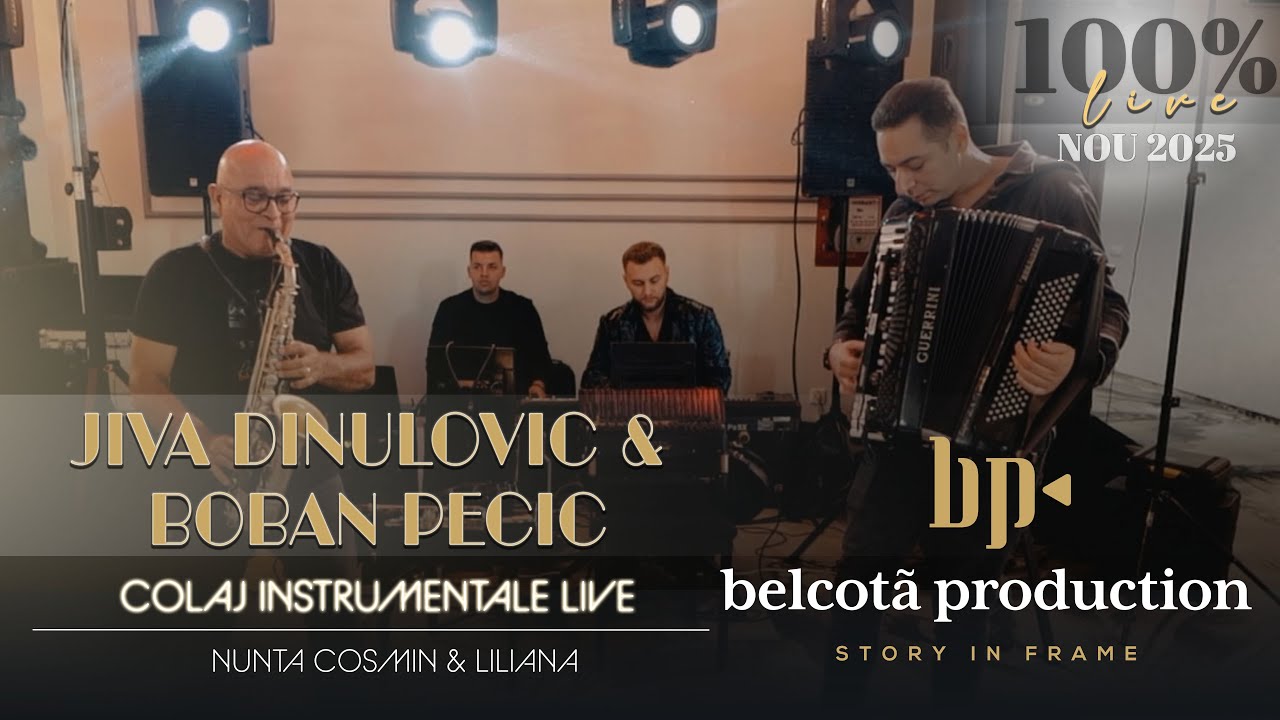 Jiva Dinulovic & Boban Pecic - Colaj Instrumentale LIVE part.1 🎵 Nunta Cosmin & Liliana