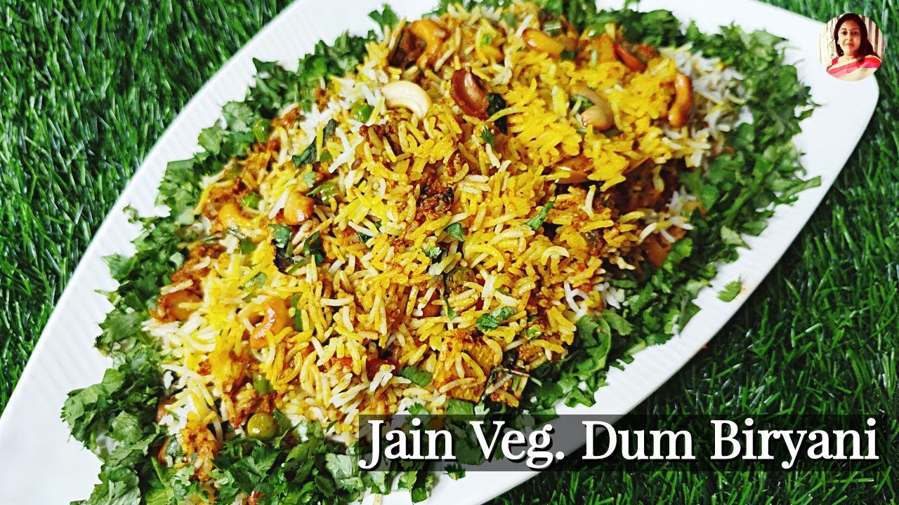 Jain Veg. Biryani | Veg. Dum Biryani Recipe | Dum Biryani | Quick & Easy Veg. Biryani Recipe