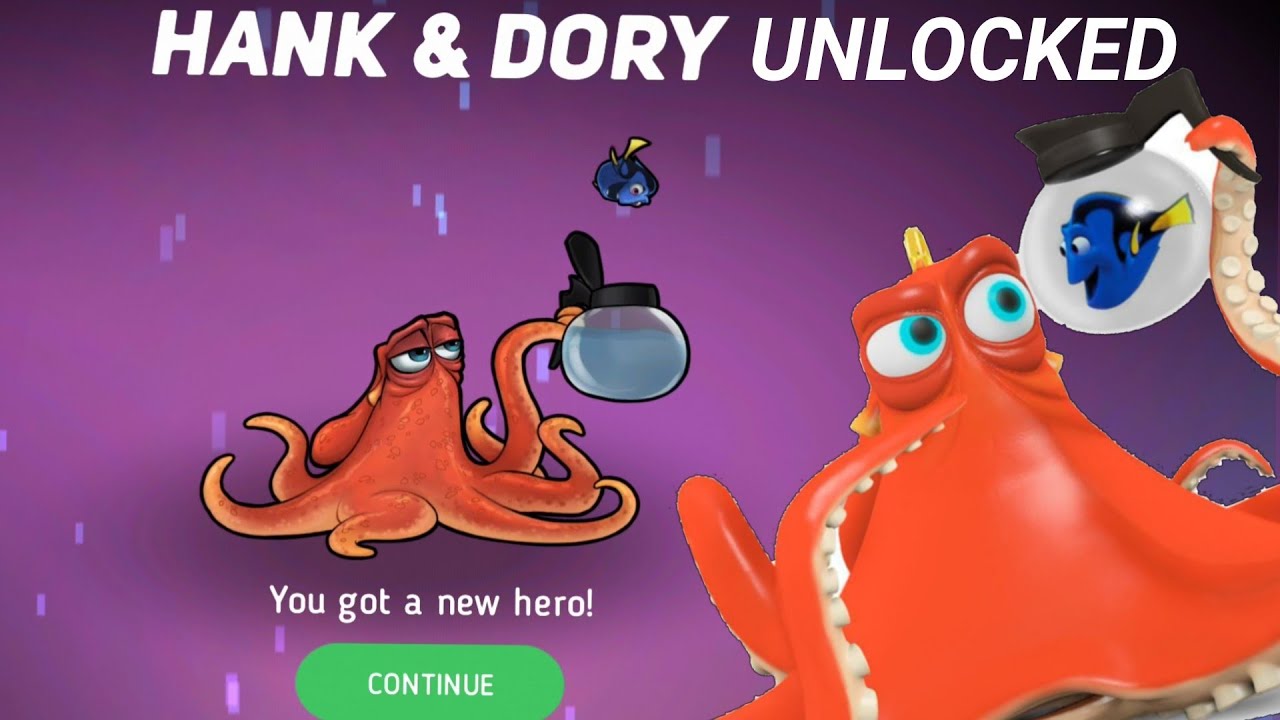 Disney Heroes Battle Mode HANK AND DORY UNLOCKED PART 738 Gameplay Walkthrough - iOS / Android