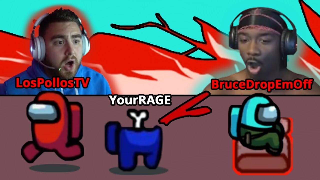 THINGS GOT INTENSE! Playing AMONG US w/ YourRAGE, LosPollosTV, Adin and MORE!