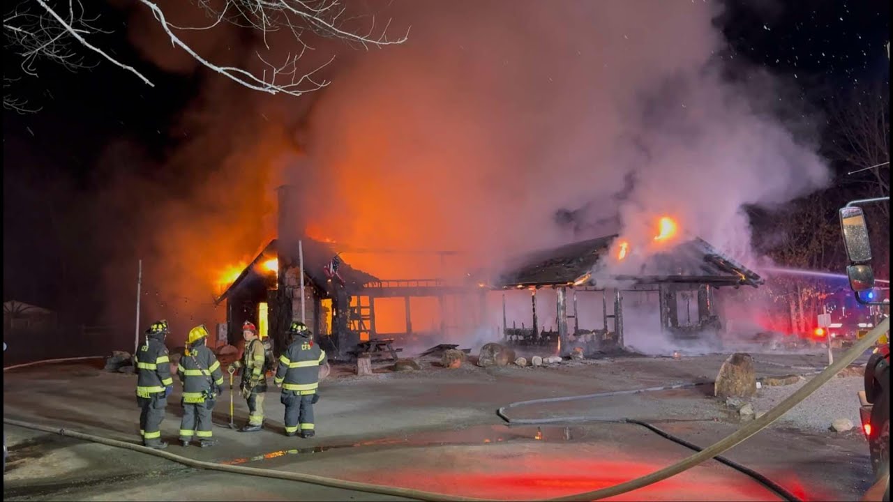 *On Scene* Schroon Lake Fire, Working Structure Fire, Sticks & Stones Wood Fired Bistro, 11-29-2025