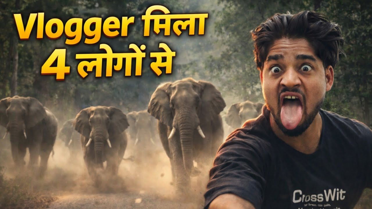 Vlogger मिला 4 लोगों से ☠️👈// Vlog bnane par log kya khenge// Daily vlog 