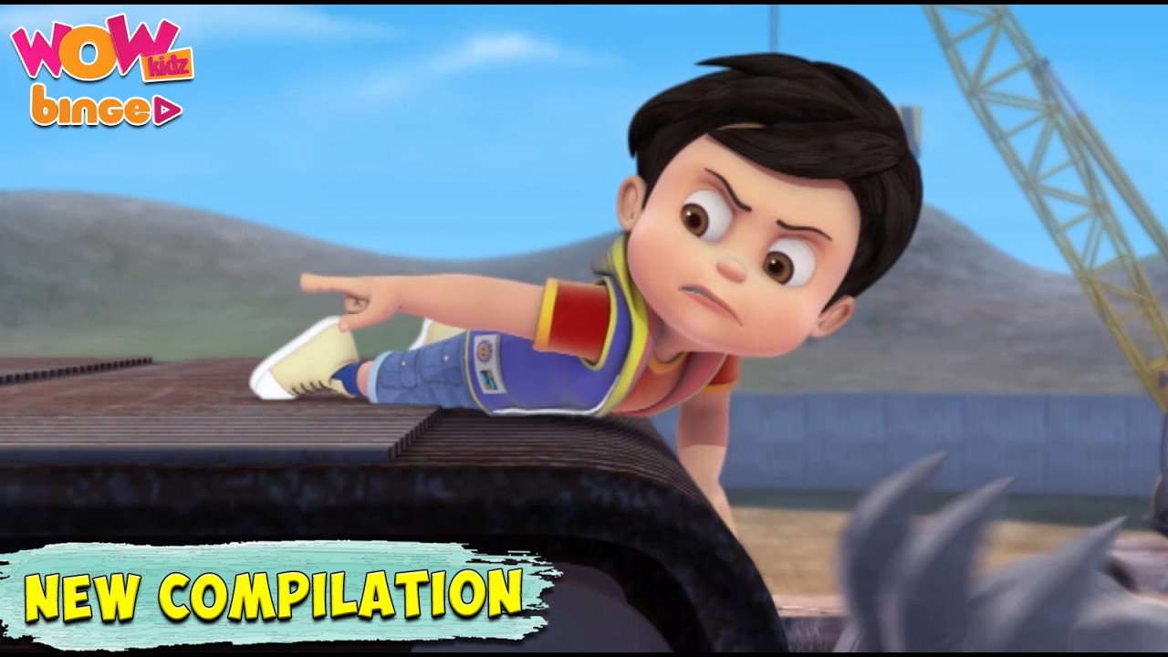 Vir The Robot Boy | Best Action Scenes Compilation - 392 | Wow Kidz Binge