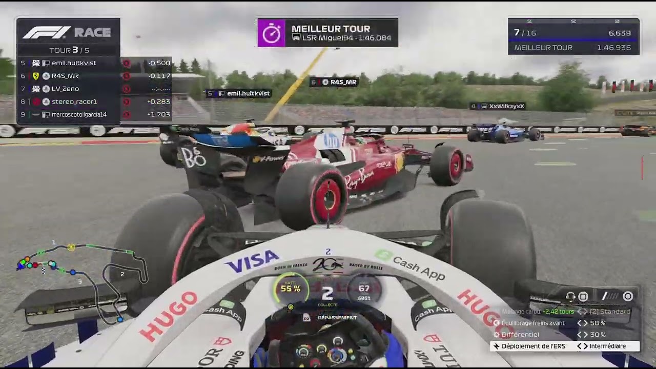 Première course en ligne sur F1 25