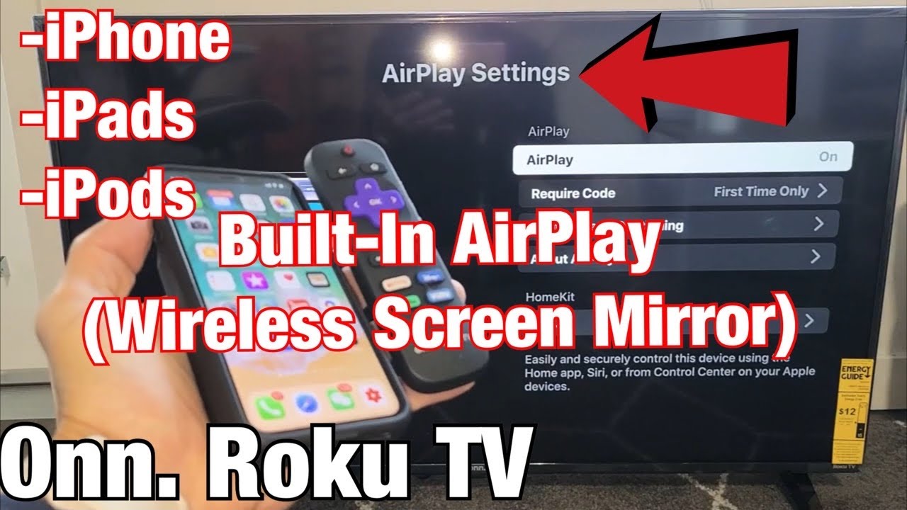 Roku TV: как использовать AirPlay (беспроводное дублирование экрана) на всех iPhone, iPad и iPod