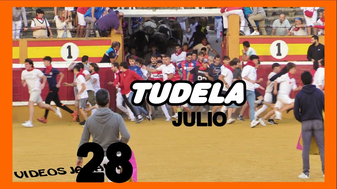 TUDELA ( NAVARRA ) MATINAL 4º ENCIERRO VACAS PLAZA ( JUEVES 28 JULIO 2022 ) JAVIER TAIXE
